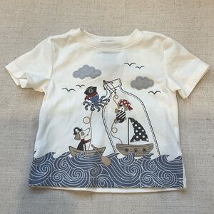 Jarvis Archer Baby Boys Pirate Short Sleeve T- shirt. Size 3-6 months